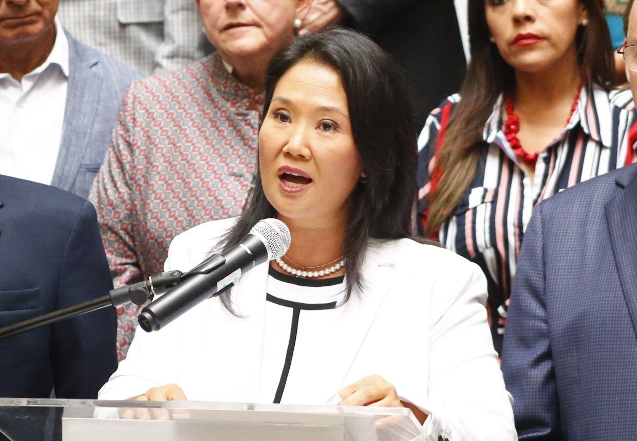 La lideresa de Fuerza Popular, Keiko Fujimori, reiteró que la posición de Fuerza Popular será de apoyo para que se lleve a cabo el referéndum. (Foto: USI)