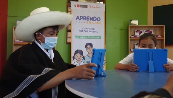 Las tablets serán entregadas a escolares de las zonas más pobres del Perú. (Foto: Minedu)