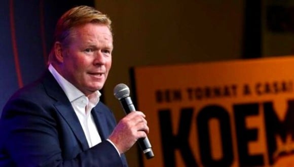 Ronald Koeman firmó contrato con el Barcelona por dos años. (Foto: AFP)