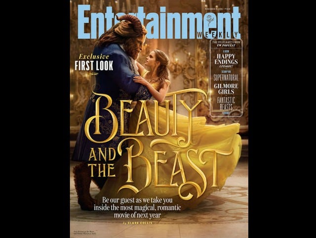 Portada de La Bella y la Bestia para la revista  Entertainment Weekly.