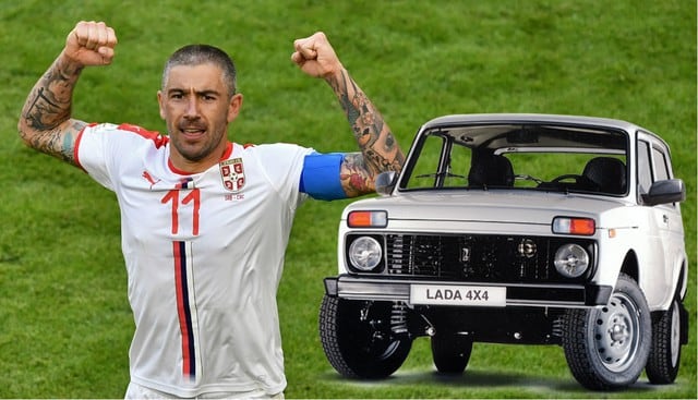 Rusia: 2018 Kolarov se fue en coche tras anotar gol del triunfo para Serbia sobre Costa Rica. (Fotos: AFP/AP)