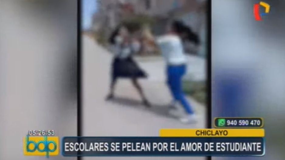 Chiclayo: alumnas se agarran a golpes por el amor de un estudiante