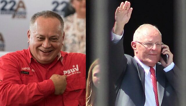 Diosdado Cabello celebró la dimisión de PPK con fuegos artificiales.