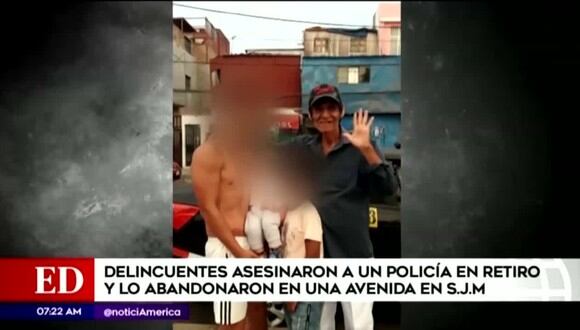Francisco Villa Delgado, un policía en retiro que brindaba servicio de taxi, fue hallado muerto la madrugada del sábado. (Foto captura: América Noticias)