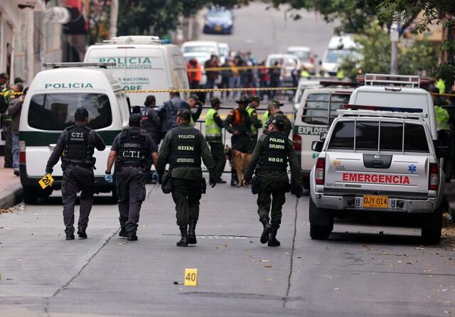 Atentado en Colombia deja un policía muerto y más de 30 heridos. (Fotos: Agencias)