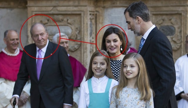 El rey Juan Carlos estaría "muy enfadado" por el supuesto veto a la reina Letizia. Fotos: AFP