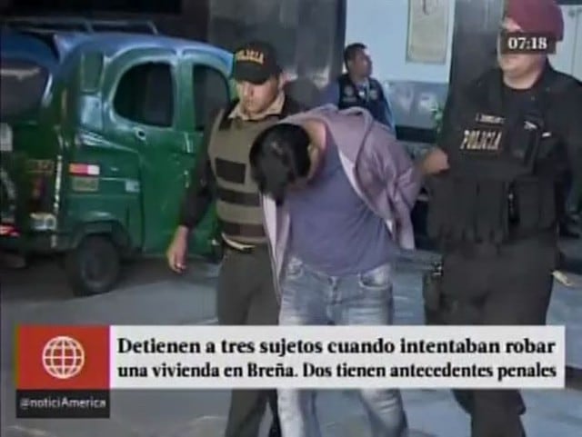 Policía frustra robo en Breña