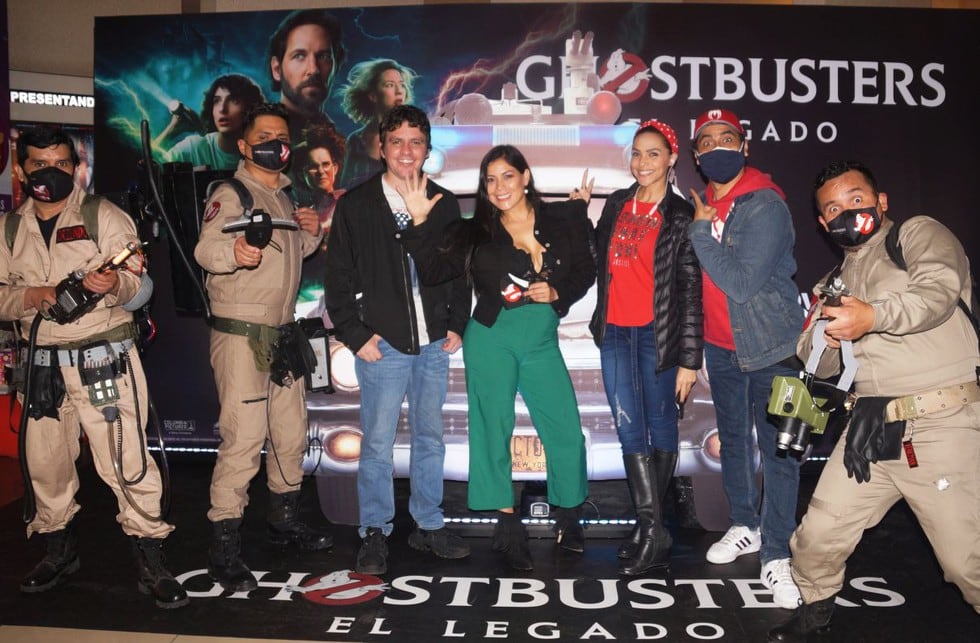 Al preestreno de "Ghostbusters: El Legado" asistieron diversos famosos como los actores German Loero, Kukuli Morante y Armando Machuca. También se hizo presente la cantante Vernis Hernández. (Foto: Luis Pino)