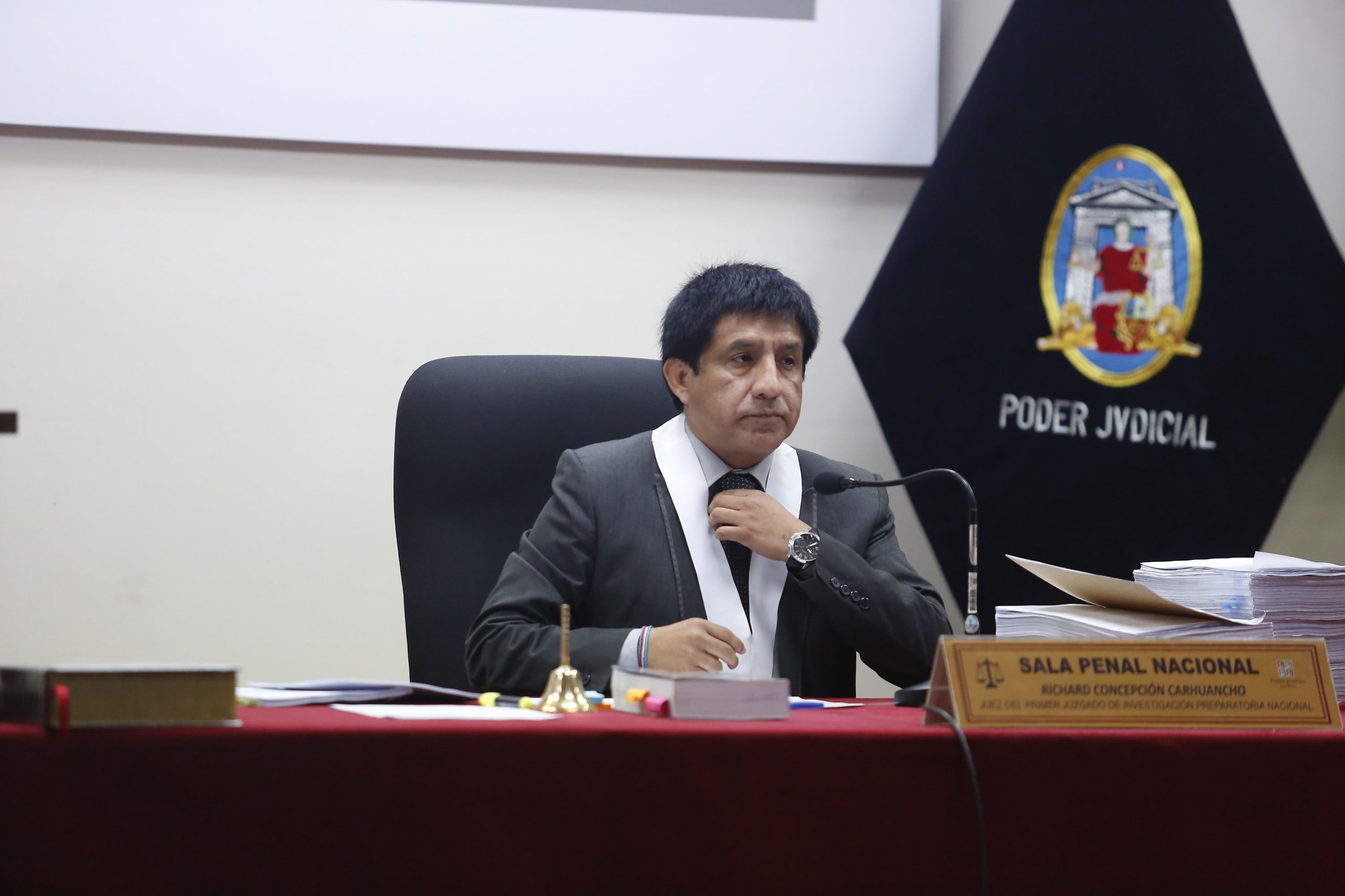 Richard Concepción Carhuancho podrá seguir a cargo del caso contra Ollanta Humala y Nadine Heredia sobre lavado de activos. (Foto: USI)