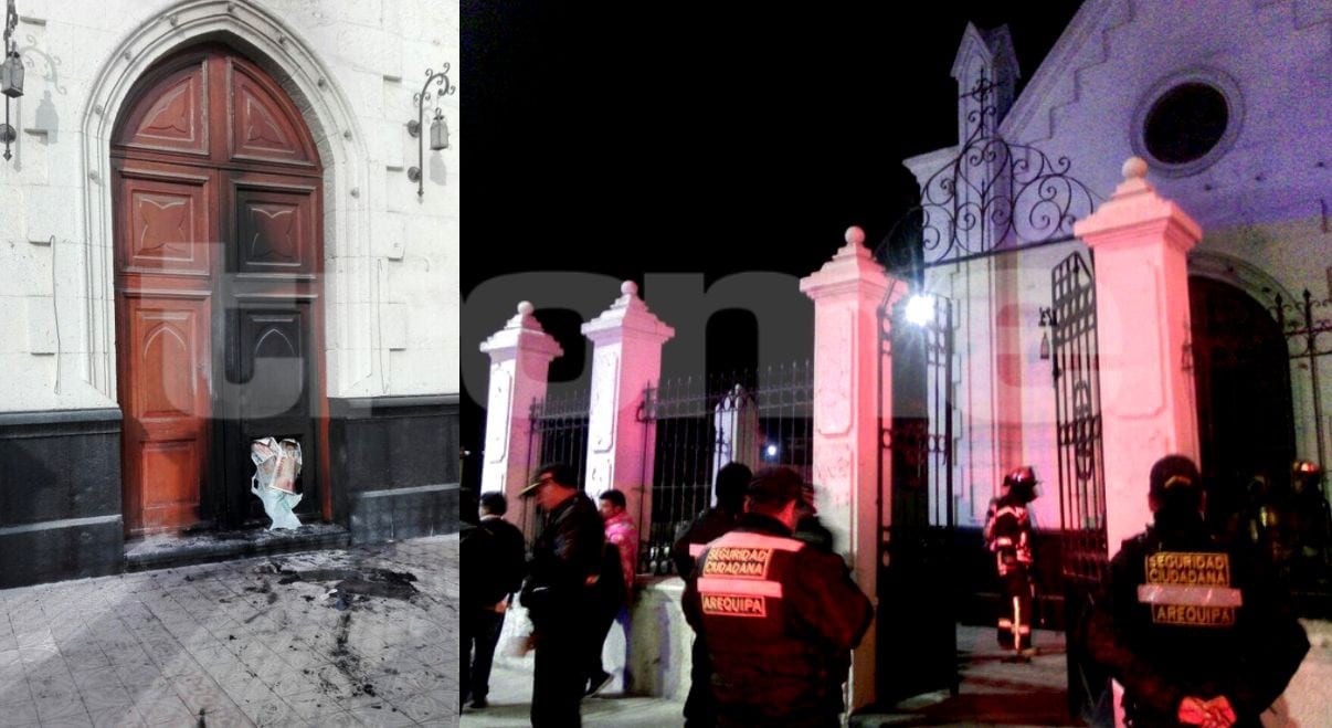 Papa Francisco en Perú: lanzan bomba molotov contra iglesia en Arequipa