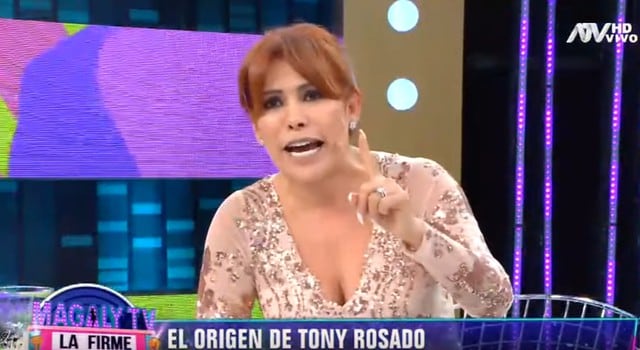 Magaly Medina responde a los insultos y mentadas de madre de Tony Rosado. (Captura de video - ATV)