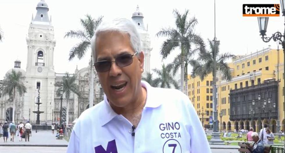 Gino Costa, candidato al Congreso de la República. (Trome.pe)