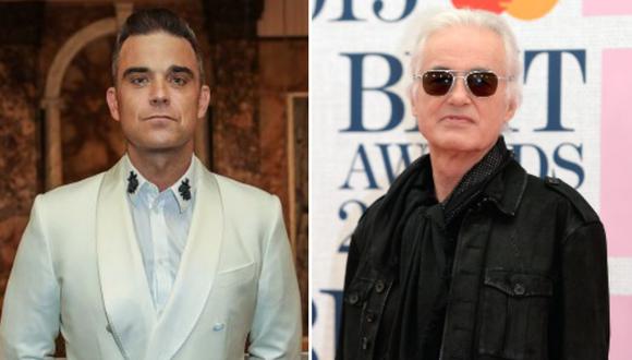 Robbie Williams y Jimmy Page son vecinos en Londres pero la relación no sería nada buena. (Foto: Getty Images | EFE)