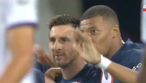 Kylian Mbappé anotó el 2-0 de PSG vs. Toulouse. (Foto: captura ESPN3)