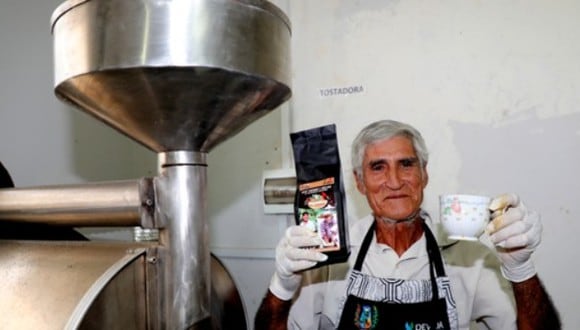 Máximo García, el adulto mayor que produce café aromático y orgánico en la región Junín. (Pensión 65)