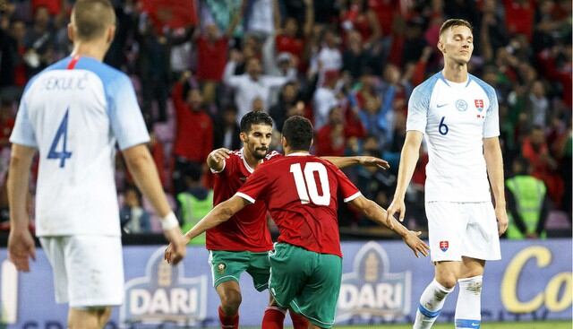 Marruecos ganó 2-1 a Eslovaquia.