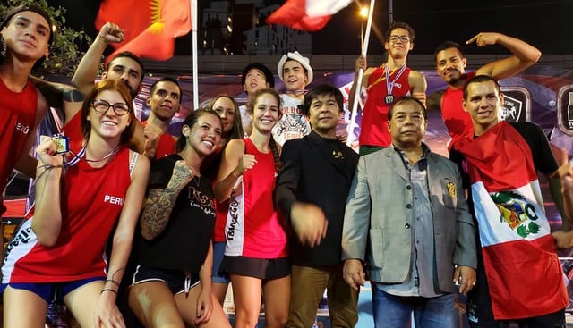 Cuatro representantes peruanos de dos escuelas distintias se consagraron campeones del mundo en Tailandia. (Foto: BarranKO)