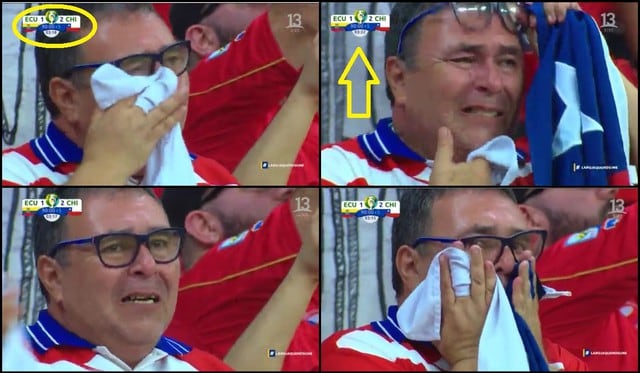 Hincha lloró de emoción por triunfo y clasificación a cuartos de la Copa América