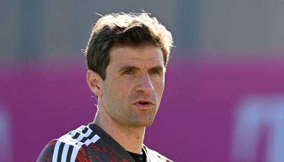 Thomas de Müller, de 33 años, es uno de los capitanes del Bayern Múnich (Foto: AFP)