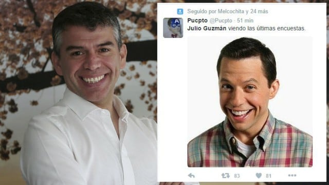 Mira las reacciones en Twitter por el segundo puesto de Julio Guzmán. (Foto: Composición Fotográfica)