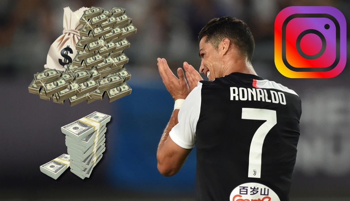 Cristiano Ronaldo recibe esta suma millonaria por cada publicación en Instagram y ya superó a Messi y Neymar