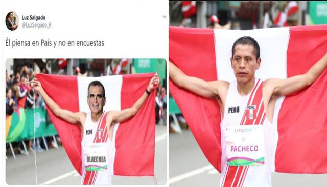 Luz Salgado comparó a Pedro Olaechea con Christian Pacheco. (Foto: Twitter/GEC)