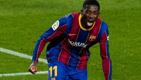 Ousmane Dembelé seguirá en el FC Barcelona hasta final de la temporada. (Foto: AFP)