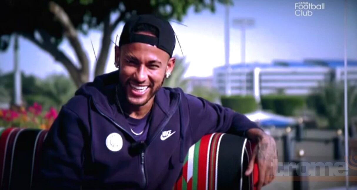 Neymar se confiesa e una entrevista para la prensa televisión francesa.