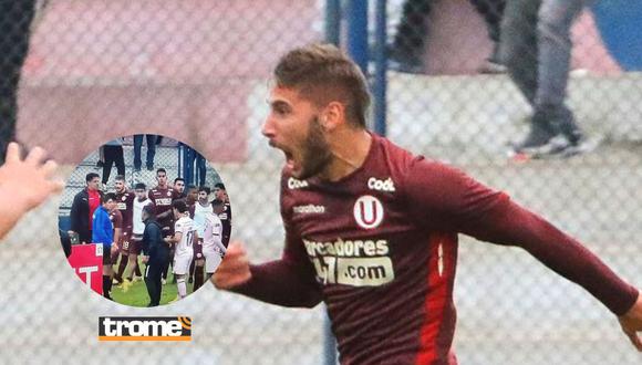 Tiago Cantoro grita su gol con Univeristario  (Foto: Liga 1)