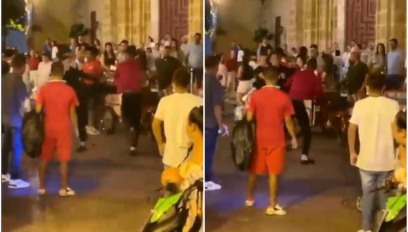 Imitadores de Michael Jackson se agarraron a golpes en plena calle: video se volvió viral en redes. (Foto: Noticias Caracol / captura)