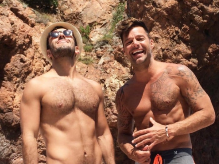 Filtran supuestas fotos del prometido de Ricky Martin completamente desnudo.