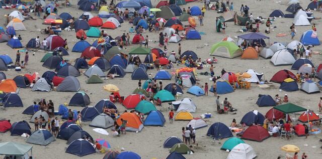Año Nuevo: En estas playas está PROHIBIDO acampar por riesgo de multa