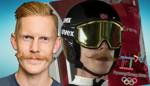 Facebook viral: El noruego Robert Johansson se llevó el 'oro' al bigote de Pyeongchang 2018 [FOTOS]
