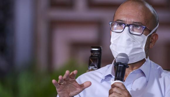 “Hemos declarado alerta roja en todos los establecimientos de salud”, anunció el ministro de Salud, Víctor Zamora(Foto: GEC)