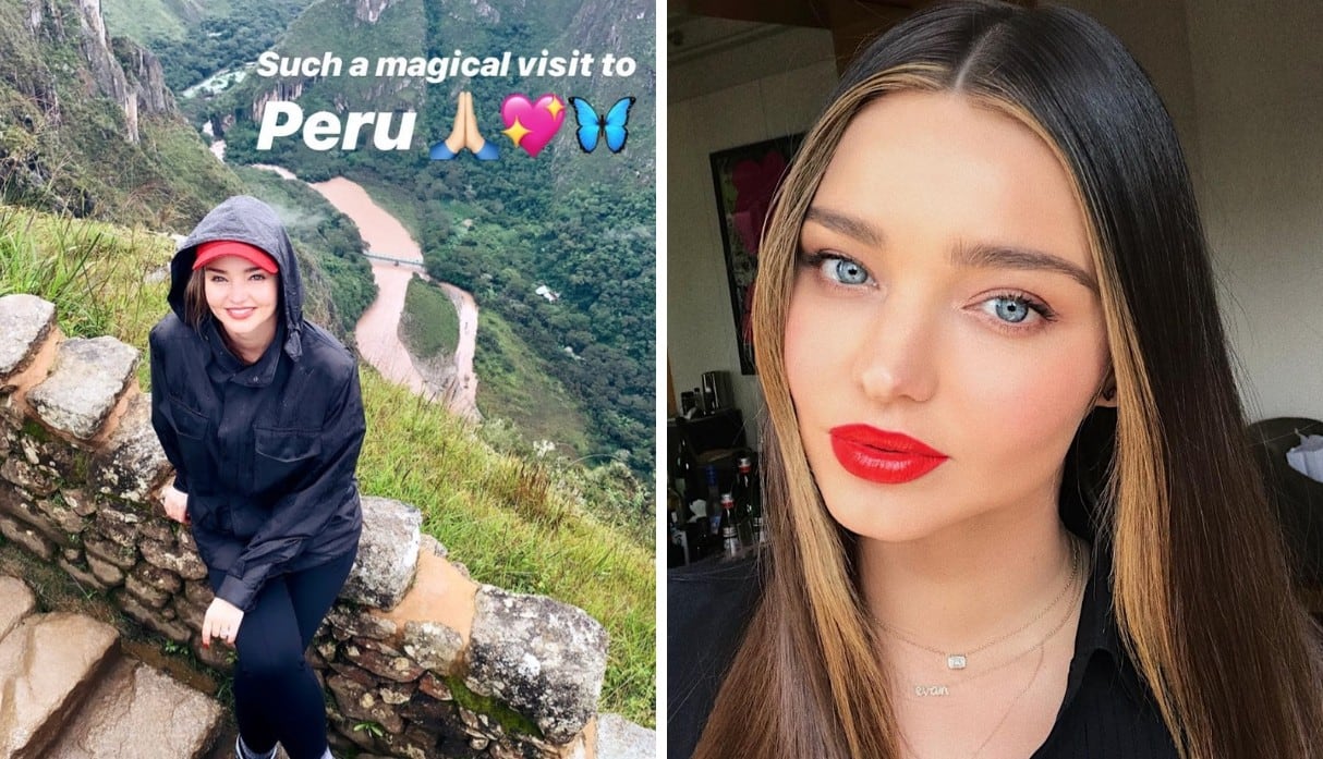 Miranda Kerr comparte fotografías de su visita a Cusco (Fotos: Instagram)