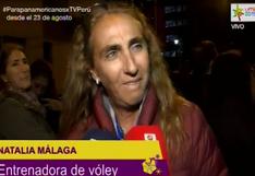 Natalia Málaga 'troleó' a reportero que le preguntó si estaba en la clausura de Lima 2019 como hincha