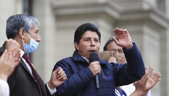 Pedro Castillo aseguró que defenderán la voluntad popular. (Foto: Presidencia)