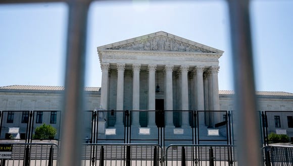 La Corte Suprema de EE. UU. en Washington, DC, el 6 de junio de 2022. (Foto de Stefani Reynolds / AFP)