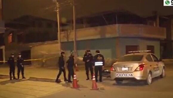 Dos policías heridos y un ladrón capturado en Villa María del Triunfo tras una persecución y balacera. (Captura: América Noticias)