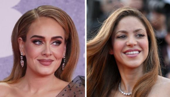Adele dice que la ex pareja de Shakira, Gerard Piqué, está en problemas. (Fotos: AFP)