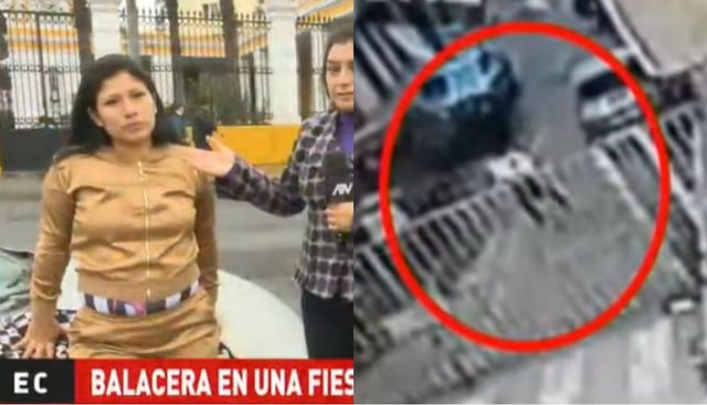 Embarazada y su amiga denuncian que sujetos las atacaron a balazos en plena calle. Foto: Captura de ATV Noticias