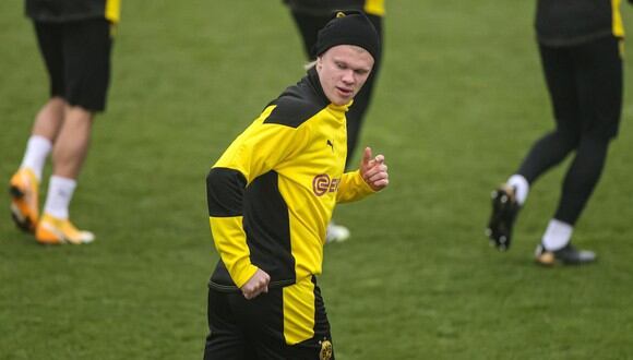 Erling Haaland tiene contrato con el Dortmund hasta el verano de 2024. (Foto: EFE)