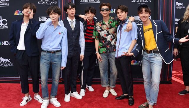 El grupo surcoreano se mostraron alegres por estar en una nueva edición de los Billboard 2018.