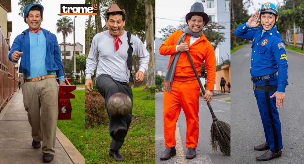 'Cantinflas peruano' la hace linda en las redes. Es entrenador de fútbol, pero le gusta imitar al popular personaje mexicano hasta con sus trajes y bailecito. (Foto: Allenghino Quintana / Trome)