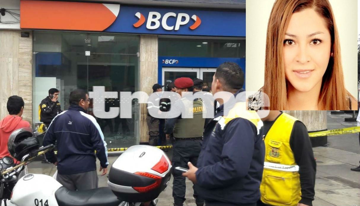 Rubia facilitó entrada a agencia bancaria BCP a delincuentes.