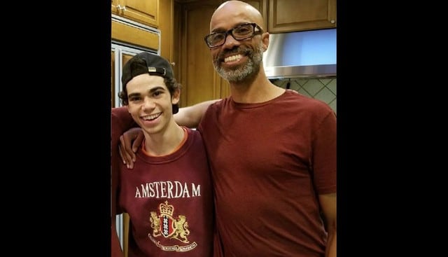 Cameron Boyce y su padre (Fuente: Instagram)