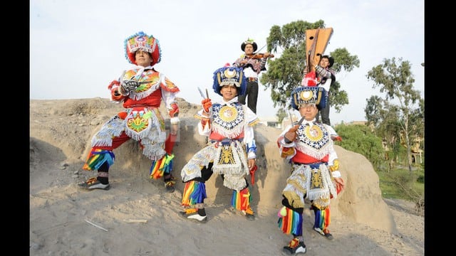 Huancavelicanos son maestros en la danza de tijeras en Santa Anita. [ENTREVISTA Y VIDEO]