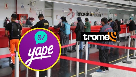 Banco de la Nación suspendió las operaciones vía Yape de sus clientes hasta nuevo aviso. (Foto: Composición)