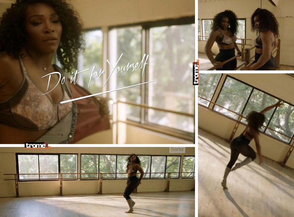 Serena Williams baila 'Dancing with myself"