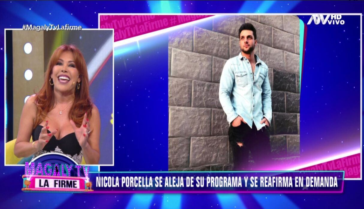 Magaly Medina anunció contrademanda a Nicola Porcella por difamación tras el caso de Poly Ávila. (Fotos: Magaly Tv. La firme)